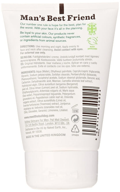 Bulldog Natural Skincare Original Moisturizer, 3.3 fl oz (Pack of 2) – For Men Avelisse