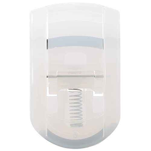 MUJI Portable Eyelash Curler – Transparent Plastic, 1 Count - görsel 2