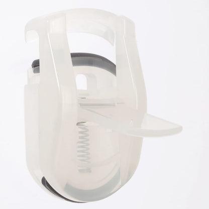 MUJI Portable Eyelash Curler – Transparent Plastic, 1 Count