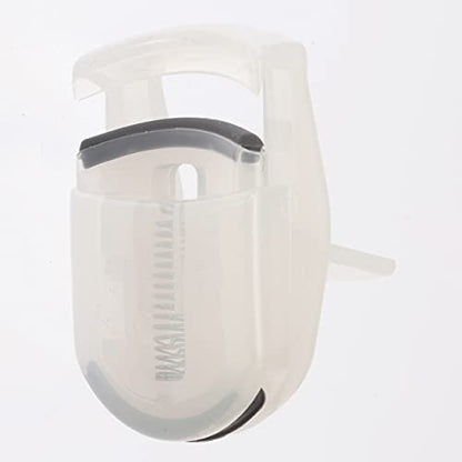 MUJI Portable Eyelash Curler – Transparent Plastic, 1 Count