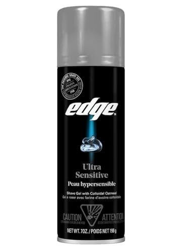 Edge Ultra Sensitive Shave Gel with Colloidal Oatmeal, 7 oz (Pack of 2) Avelisse