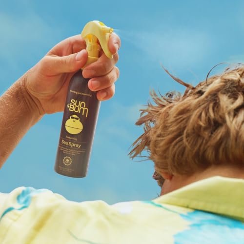 Sun Bum Sea Spray - Texturizing & Volumizing Sea Salt Spray for All Hair Types, UV Protection, Matte Finish, Medium Hold, 6 FL OZ - görsel 6