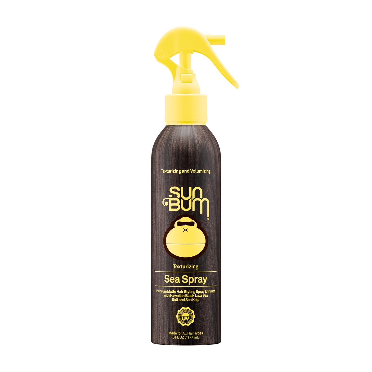 Sun Bum Sea Spray - Texturizing & Volumizing Sea Salt Spray for All Hair Types, UV Protection, Matte Finish, Medium Hold, 6 FL OZ - görsel 1