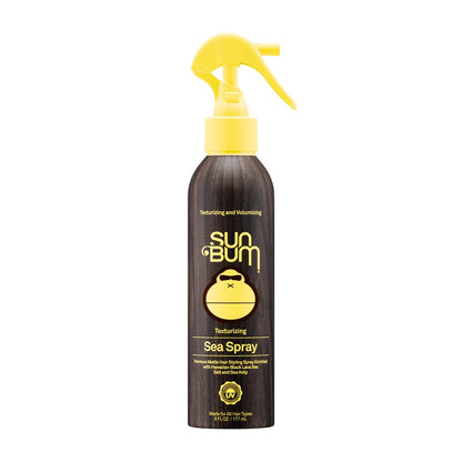 Sun Bum Sea Spray - Texturizing & Volumizing Sea Salt Spray for All Hair Types, UV Protection, Matte Finish, Medium Hold, 6 FL OZ