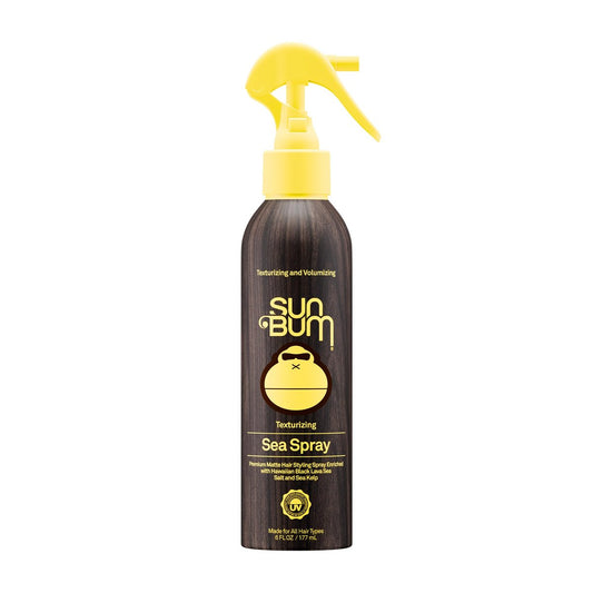 Sun Bum Sea Spray - Texturizing & Volumizing Sea Salt Spray for All Hair Types, UV Protection, Matte Finish, Medium Hold, 6 FL OZ