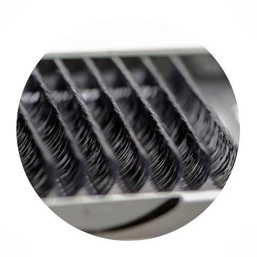 EMILYSTORES Eyelash Extensions 0.20mm Thickness C Curl 9mm Length Natural Looking Individual Volume Eyelashes for Lash Extensions (0.20, C, 9mm), Black - görsel 10
