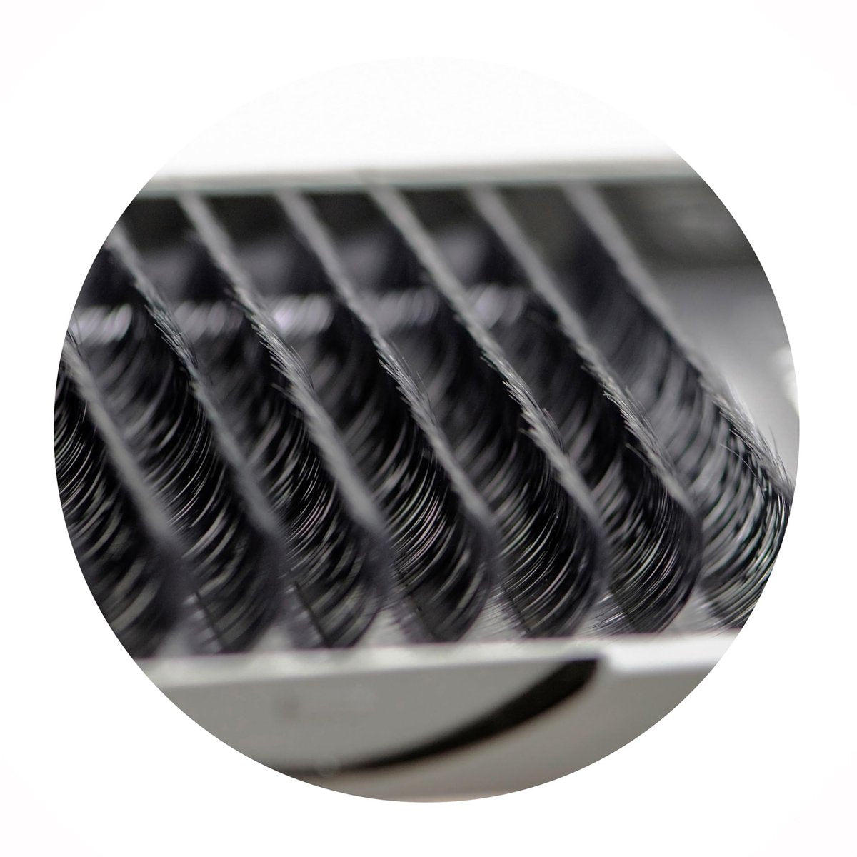 EMILYSTORES Eyelash Extensions 0.20mm Thickness C Curl 9mm Length Natural Looking Individual Volume Eyelashes for Lash Extensions (0.20, C, 9mm), Black - görsel 9
