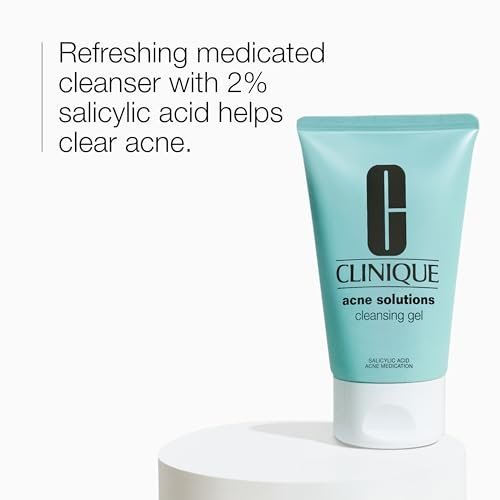 Clinique Acne Solutions Oil Control Cleansing Gel with 2% Salicylic Acid for Acne-Prone Skin, 4.2 Fl Oz Avelisse