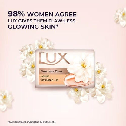 LUX Velvet Touch Jasmine & Almond Oil Soap Bar – 3x150g | Moisturizing Body Soap