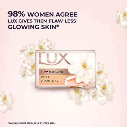 LUX Velvet Touch Jasmine & Almond Oil Soap Bar – 3x150g | Moisturizing Body Soap