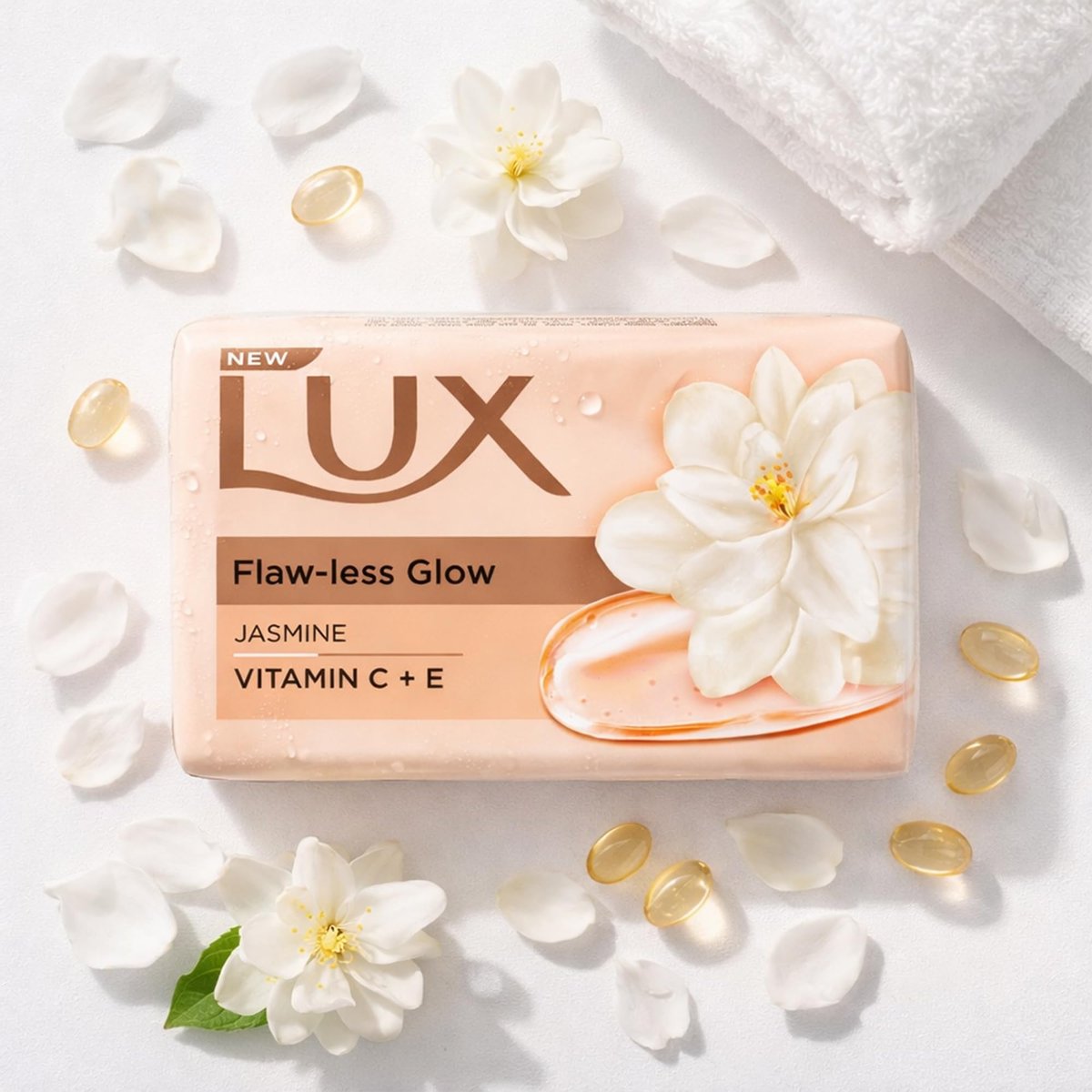 LUX Velvet Touch Jasmine & Almond Oil Soap Bar – 3x150g | Moisturizing Body Soap - görsel 5