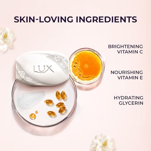 LUX Velvet Touch Jasmine & Almond Oil Soap Bar – 3x150g | Moisturizing Body Soap - görsel 8