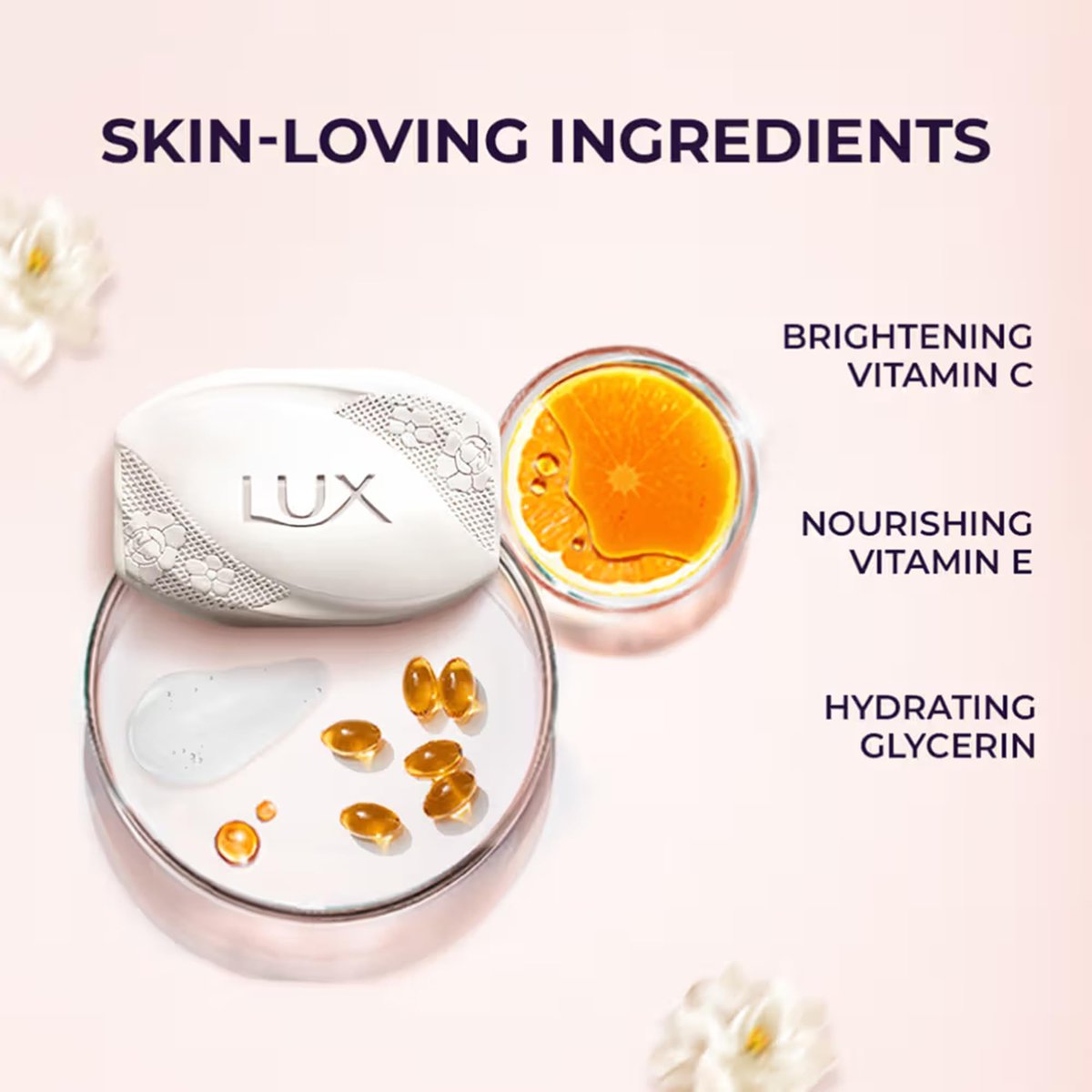 LUX Velvet Touch Jasmine & Almond Oil Soap Bar – 3x150g | Moisturizing Body Soap - görsel 7