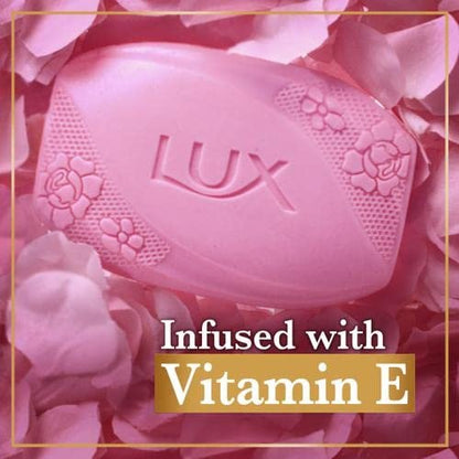 LUX Soft Touch Silk Essence & Rose Water Soap Bar, 3x150g