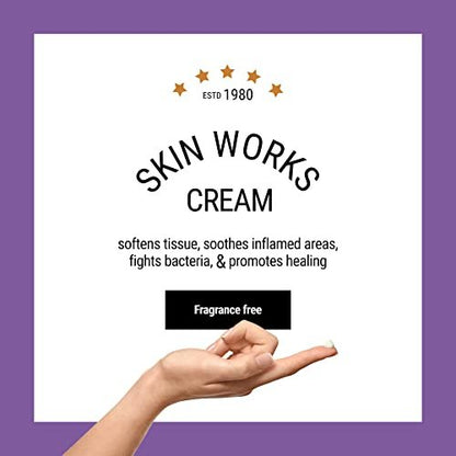 The Coat Handler Skin Works - All Natural Healing Cream for Pets and Humans, 4 oz