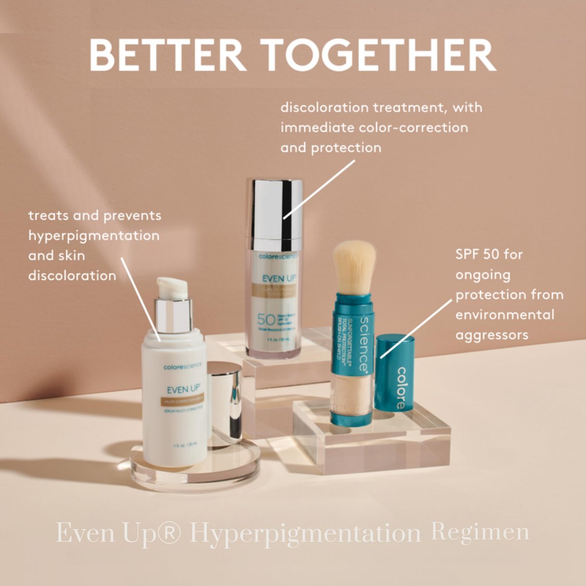 Colorescience Even Up Clinical Pigment Perfector SPF 50 – Mineral Sunscreen & Primer, Neutral Peachy Tint Avelisse