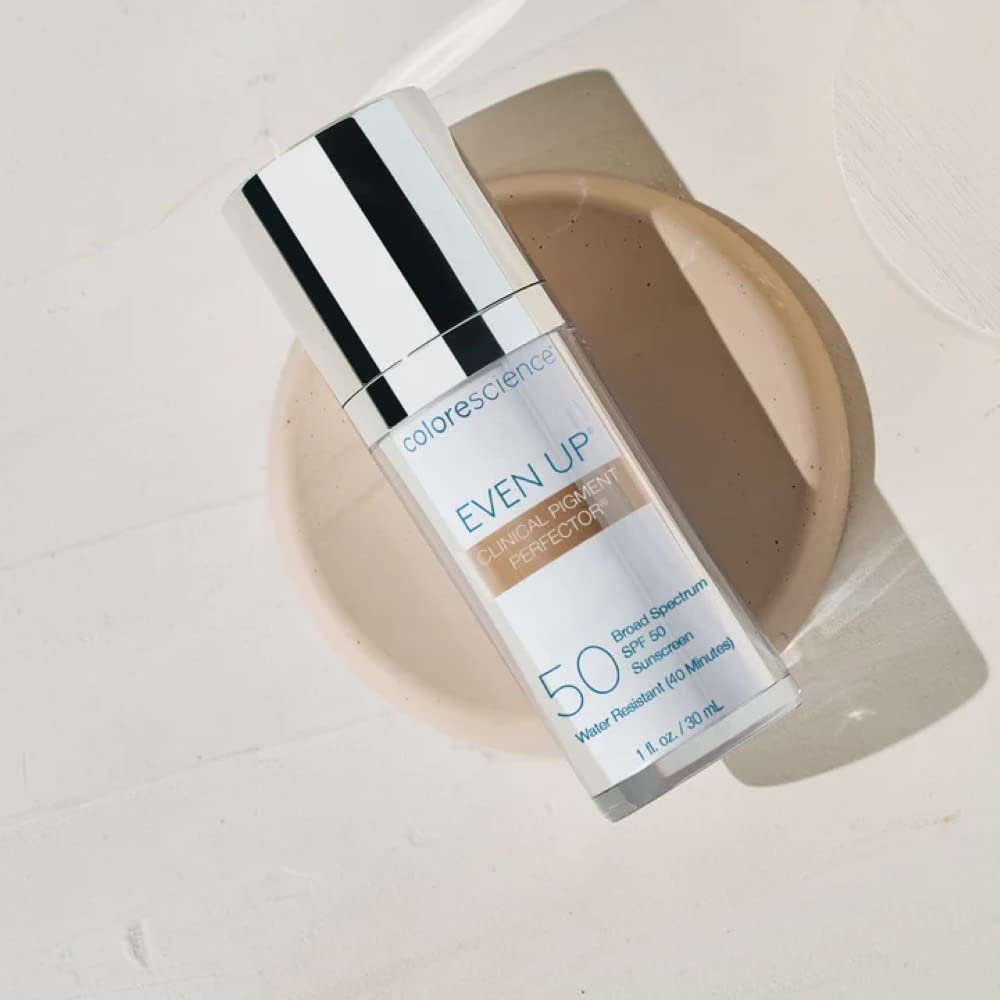 Colorescience Even Up Clinical Pigment Perfector SPF 50 – Mineral Sunscreen & Primer, Neutral Peachy Tint Avelisse