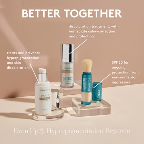 Colorescience Even Up Clinical Pigment Perfector SPF 50 – Mineral Sunscreen & Primer, Neutral Peachy Tint Avelisse