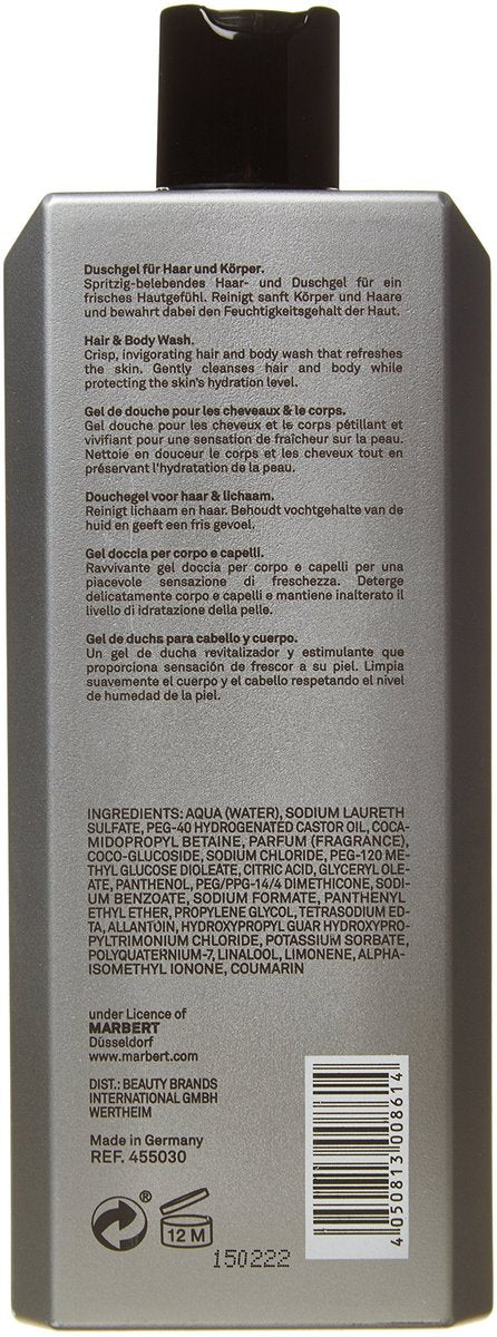 Marbert Classic Sport Hair and Body Wash for Men – 400 ml - görsel 3