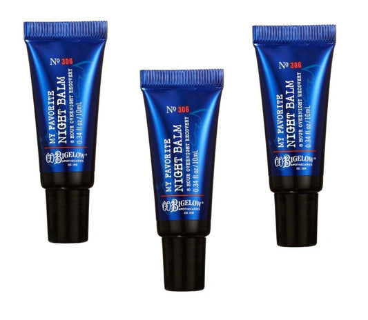 C.O. Bigelow My Favorite Night Balm No 306 - 3-Pack (0.34 oz Each) - Intensive Night Moisturizer Avelisse