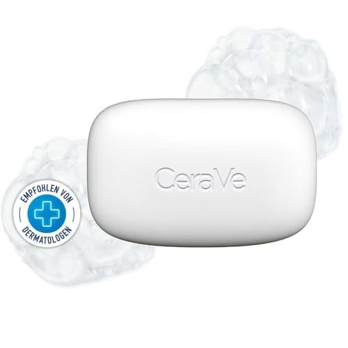 CeraVe Hydrating Cleanser Bar - Soap-Free Body and Facial Cleanser with 5% Moisturizing Cream - 4.5 Ounce - görsel 2