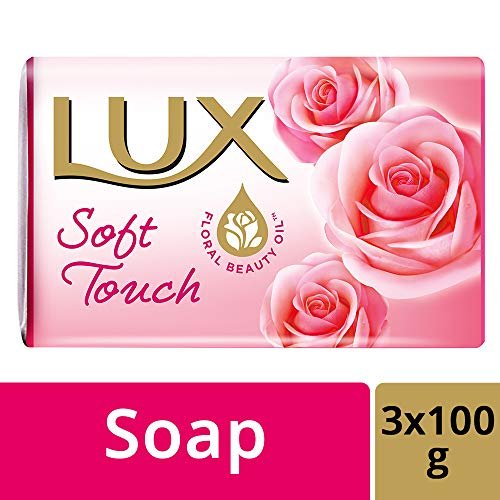 LUX Soft Touch Soap 100g (3 Pack) - Gentle & Moisturizing Solid Soap Bars - görsel 4