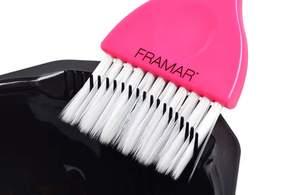 FRAMAR Color Bowl with Cleaner Set – Non-Slip Hair Dye Bowls for Hairstylists, 2 Pack Avelisse