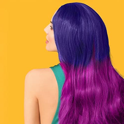 Splat Ombre Rain Complete Kit - Blue & Purple Semi-Permanent Hair Color - Vegan & Cruelty-Free