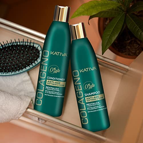Kativa Collagen Shampoo for Weakened, Aging, and Damaged Hair, 250 ml - Salt, Sulfate, Gluten, and Paraben Free - görsel 8