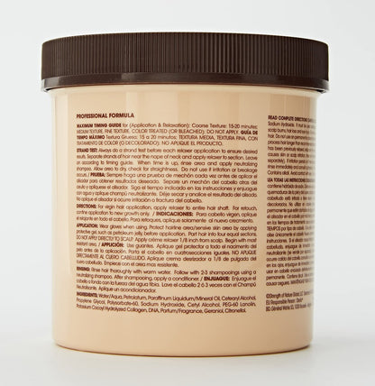 TCB No Base Creme Hair Relaxer with Protein and DNA - Super Strength 15 oz