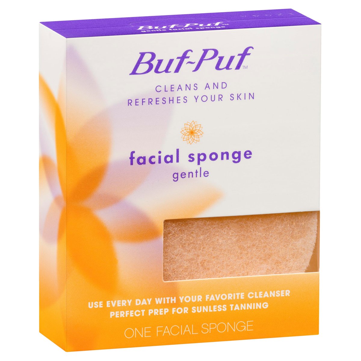 Buf-Puf Gentle Facial Sponge - Dermatologist Developed, Exfoliating Silicone Sponge for Deep Cleansing, Removes Dirt & Makeup, Reusable, 6 Count Avelisse