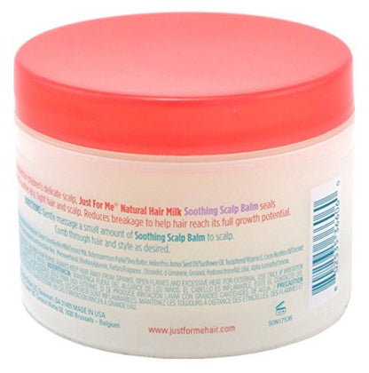 Just For Me Hair Milk Soothing Scalp Balm - 6 oz | Moisturizing Scalp Treatment for Dry, Itchy Scalp