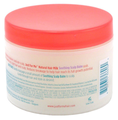 Just For Me Hair Milk Soothing Scalp Balm - 6 oz | Moisturizing Scalp Treatment for Dry, Itchy Scalp
