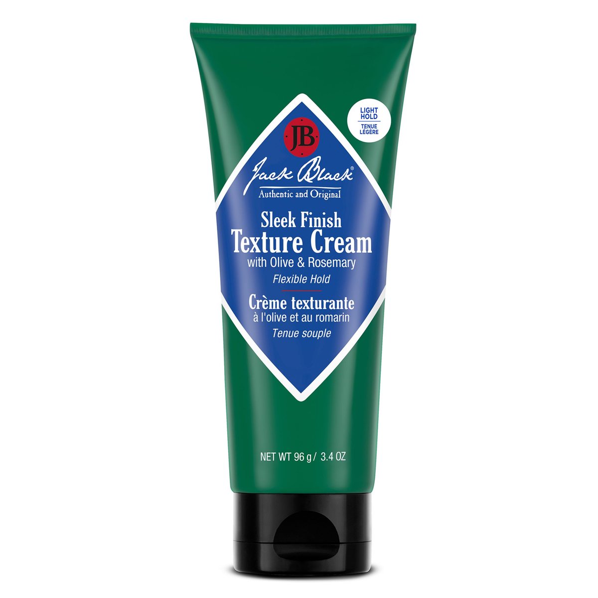 Jack Black Sleek Finish Texture Cream – Fragrance-Free Hair Styling Cream for Dry, Normal, Coarse, Thick, or Wavy Hair (3.4 oz) - görsel 1