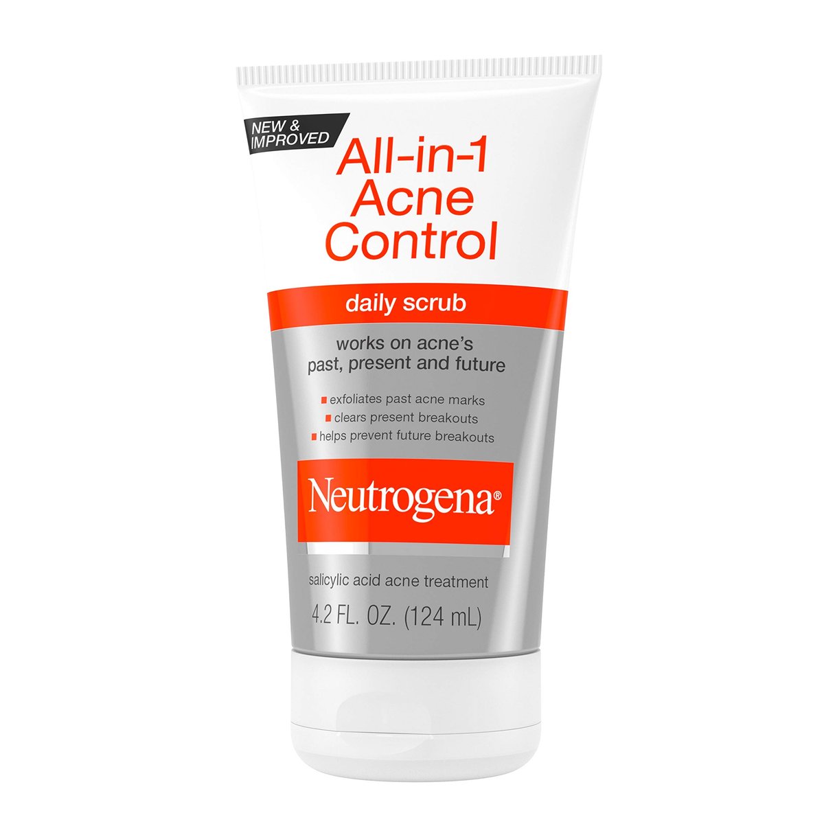 Neutrogena All-In-1 Acne Control Daily Face Scrub – Salicylic Acid Acne Treatment, Exfoliating Scrub, 4.2 fl. oz - görsel 12