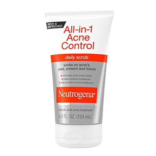 Neutrogena All-In-1 Acne Control Daily Face Scrub – Salicylic Acid Acne Treatment, Exfoliating Scrub, 4.2 fl. oz - görsel 11