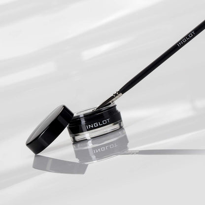 Inglot AMC Eyeliner Gel - Waterproof, Long-Lasting, Intense Color, Matte Finish - 0.19 oz (77)
