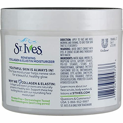 St. Ives Facial Moisturizer with Collagen Elastin, 10 oz (Pack of 9)