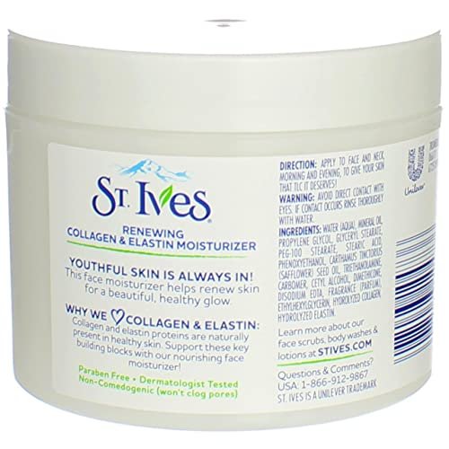 St. Ives Facial Moisturizer with Collagen Elastin, 10 oz (Pack of 9) - görsel 12