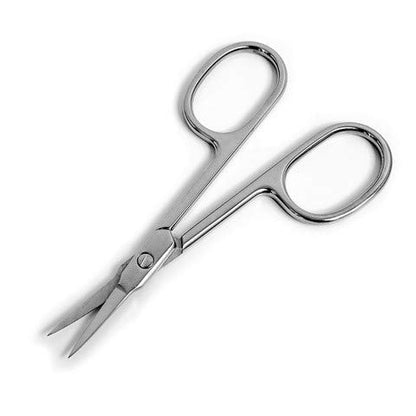 Professional Stainless Steel Grooming Scissors for Eyebrow, Facial Hair, Nose, Ear & More – Precision Manicure Cuticle Scissors for Men and Women by PETUNIA SKINCARE
