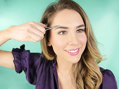 Professional Stainless Steel Grooming Scissors for Eyebrow, Facial Hair, Nose, Ear & More – Precision Manicure Cuticle Scissors for Men and Women by PETUNIA SKINCARE