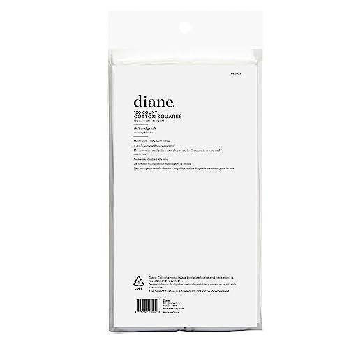 Diane 100% Pure Cotton Squares – 2.4" x 2" Makeup Remover Pads, 160 Count - görsel 12