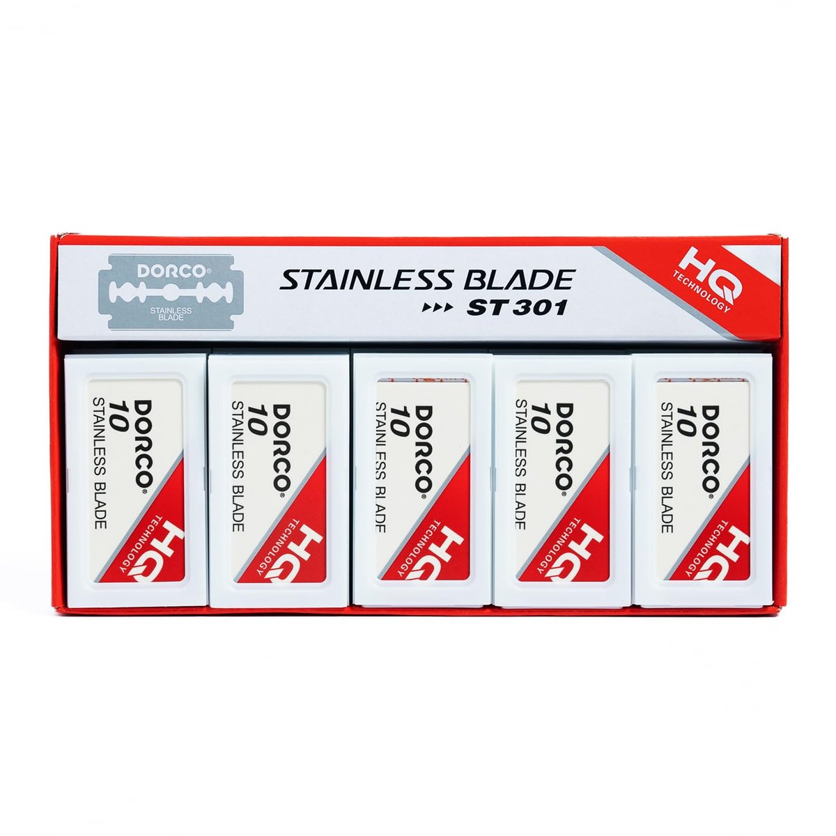 Dorco ST301 Platinum Extra Double Edge Razor Blades – 1000 Count, Super Sharp for Men, Smooth & Precise Shave Avelisse