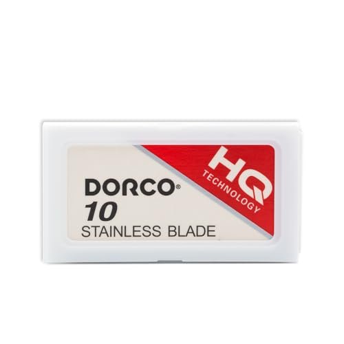Dorco ST301 Platinum Extra Double Edge Razor Blades – 1000 Count, Super Sharp for Men, Smooth & Precise Shave Avelisse