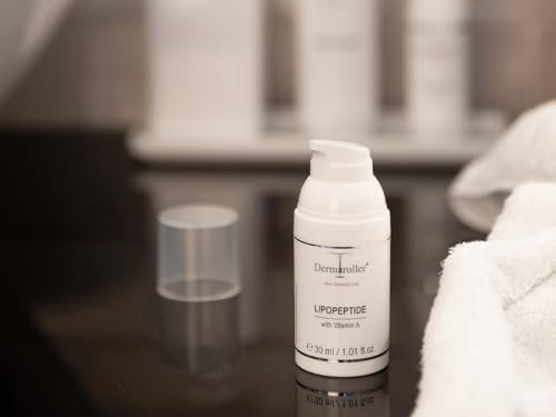 Dermaroller Lipopeptide Night Cream with Hyaluronic Acid, Vitamin A & Shea Butter - Moisturizing Anti-Aging Night Cream for Tired, Stressed Skin - 1.01 oz - görsel 16