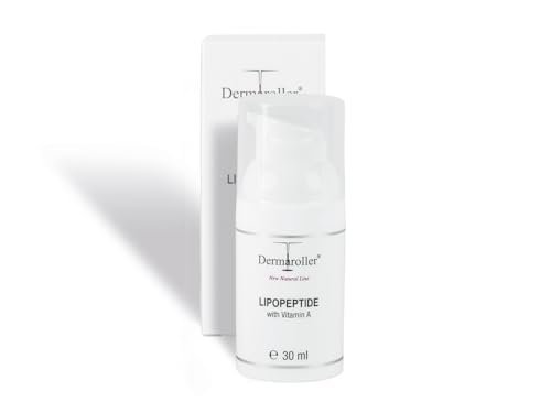 Dermaroller Lipopeptide Night Cream with Hyaluronic Acid, Vitamin A & Shea Butter - Moisturizing Anti-Aging Night Cream for Tired, Stressed Skin - 1.01 oz - görsel 2