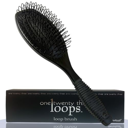 RemySoft One Twenty Three Loops Loop Brush - Safe for Hair Extensions, Weaves and Wigs Avelisse