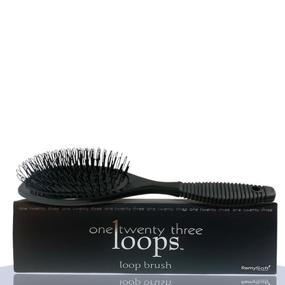 RemySoft One Twenty Three Loops Loop Brush - Safe for Hair Extensions, Weaves and Wigs Avelisse