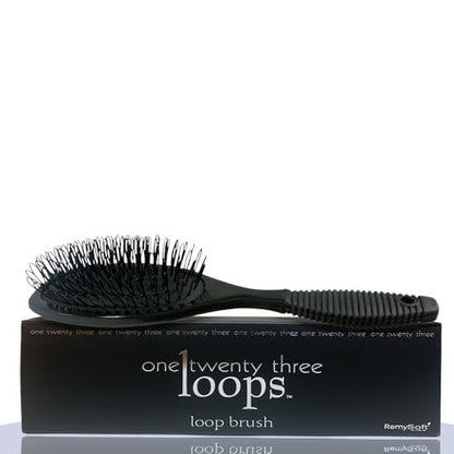 RemySoft One Twenty Three Loops Loop Brush - Safe for Hair Extensions, Weaves and Wigs Avelisse