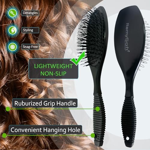 RemySoft One Twenty Three Loops Loop Brush - Safe for Hair Extensions, Weaves and Wigs Avelisse